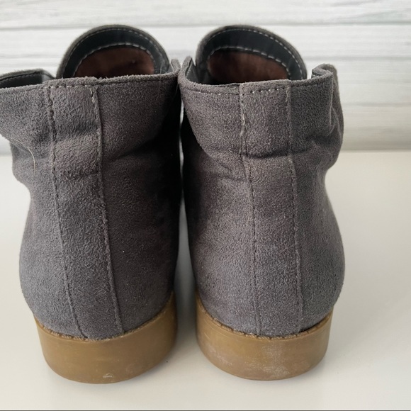 Indigo Road Grey Faux suede slip on boots. - Picture 2 of 3